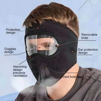 Wind and Smog Resistant Full Face Mask