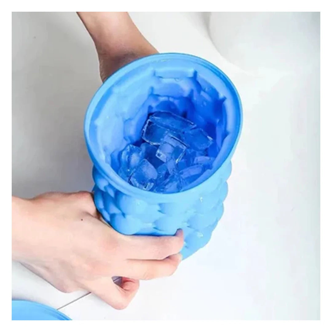 Silicone Ice Cube Maker Bucket