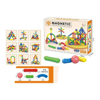 42-Piece Magnetic Bar Toy Set – Fun & Creative STEM Building Blocks for Kids