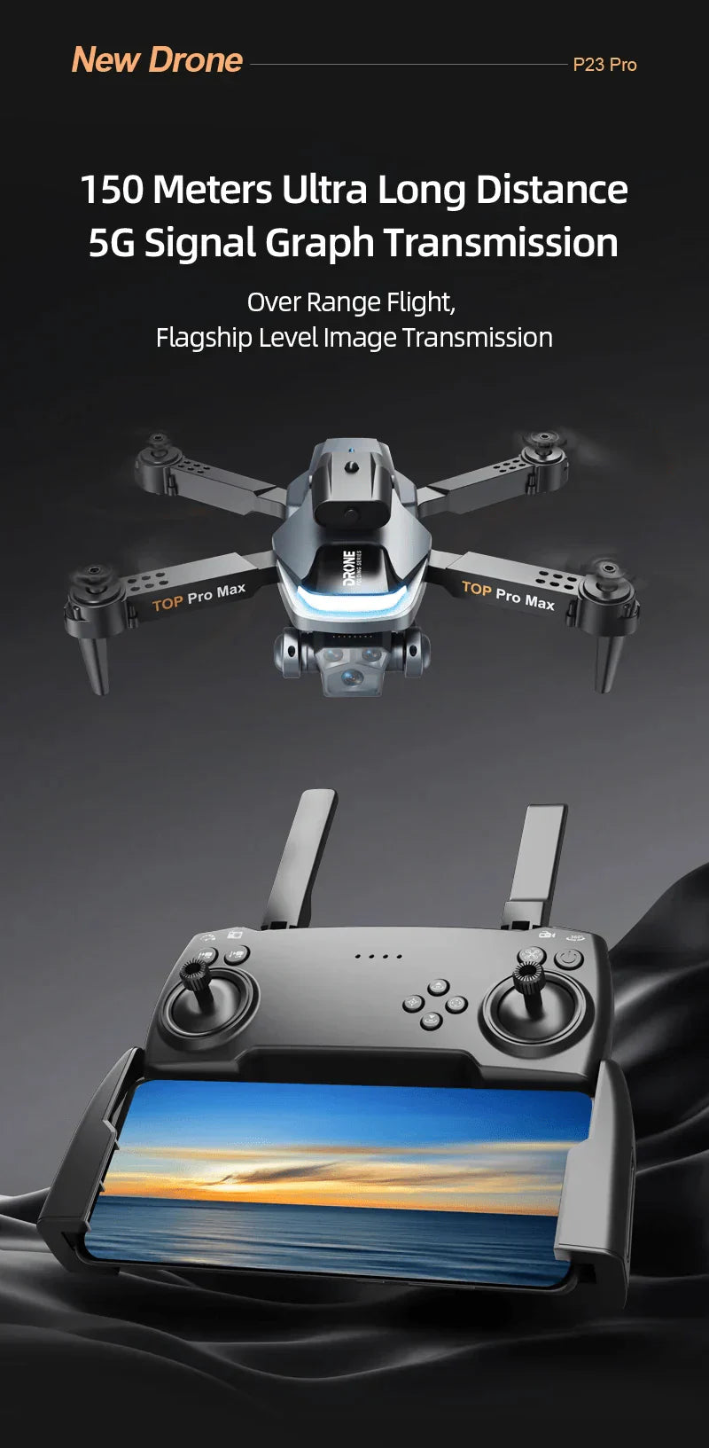 P23 Pro Foldable Drone