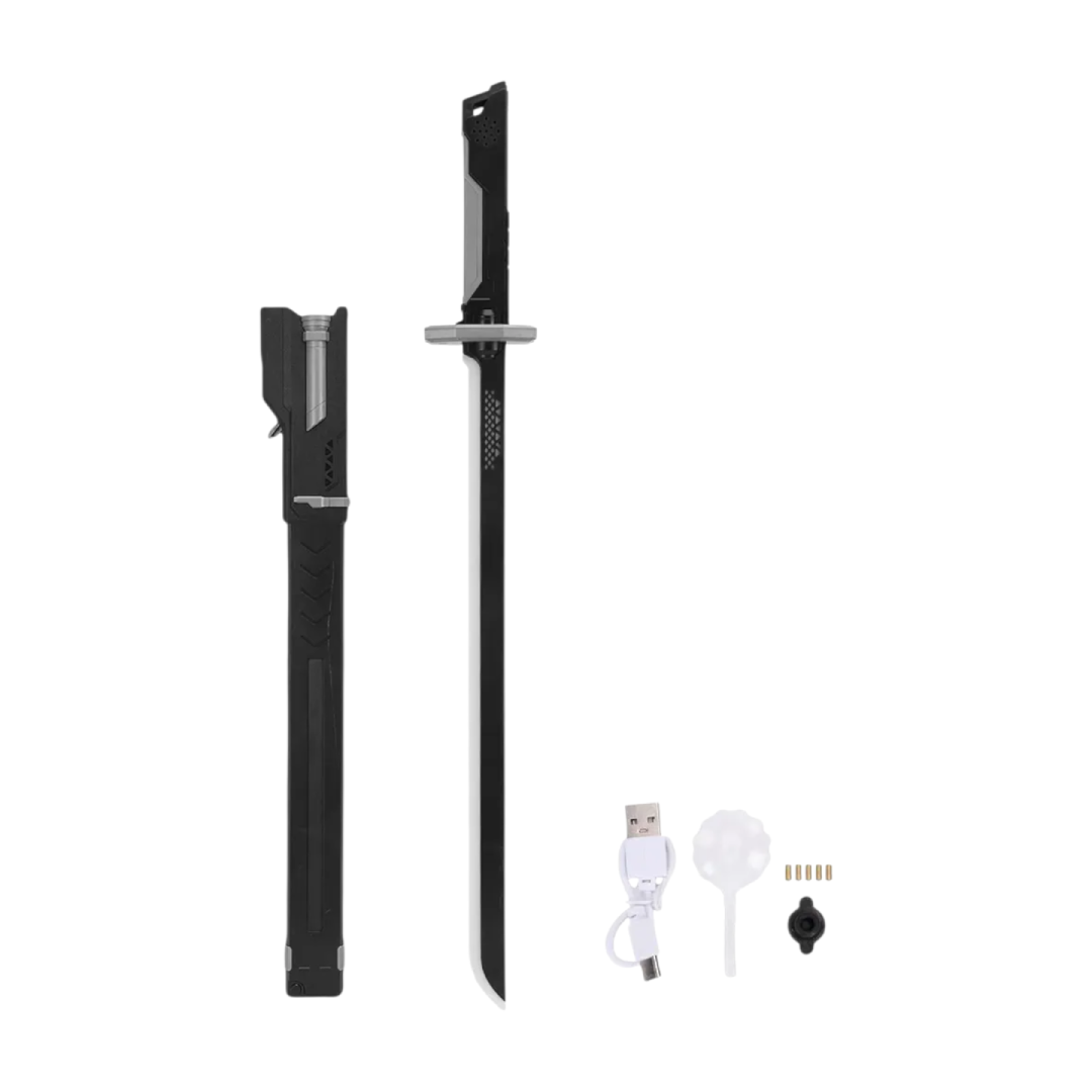 Park Light Smoke Colorful Glowing Light Smoke Katana Sword Toy
