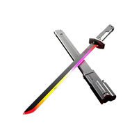 Park Light Smoke Colorful Glowing Light Smoke Katana Sword Toy